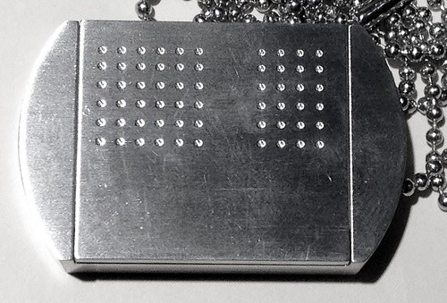 Dogtag pill box - pill,