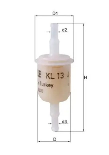 Fuel filter line - in-line,
