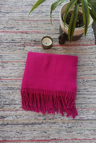 Bright pink scarf shawl - scarf,