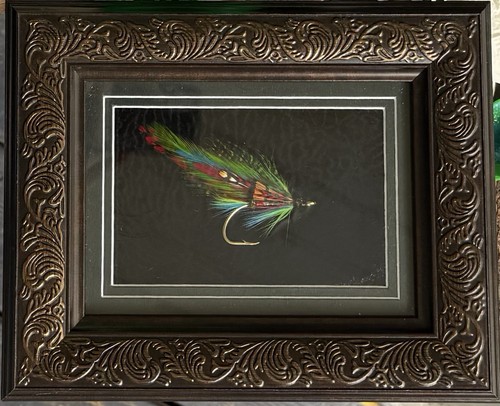 Vtg framed hand tied - vtg,