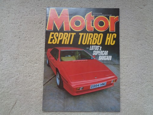 Lotus esprit turbo motor - hc,