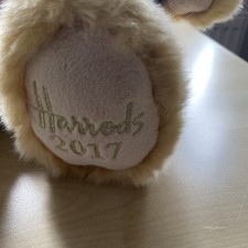 Vintage Harrods Christmas Teddy Bear 2017 with jumper 