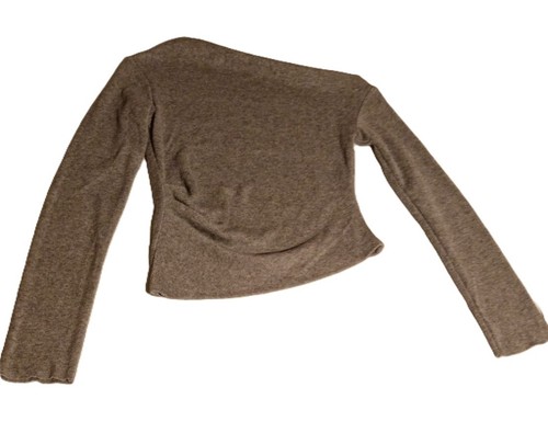 Zara grey asymmetric knit - zara,