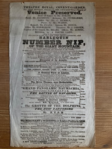 Original playbill theatre - playbill,
