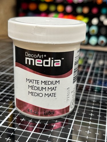Decoart media matte medium 4oz - media,