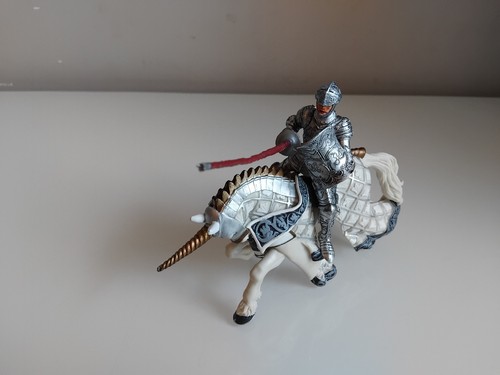 Papo mounted knight with - mounted, lance