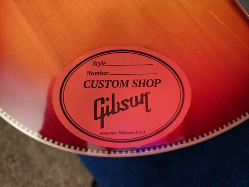 Gibson acoustic guitar orange - guitar,