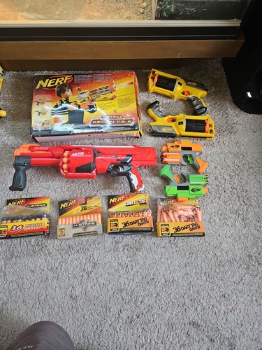 Bundle nurf guns and darts - guns,