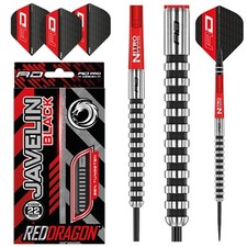 RED DRAGON Javelin Black Tungsten Darts Set 22gram,24grams , Flights & Shafts