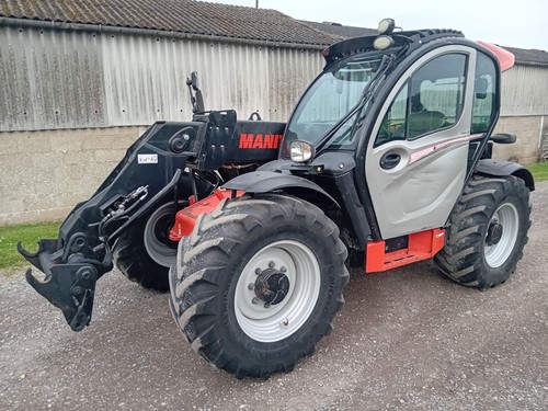 Manitou telehandler forklift - /,
