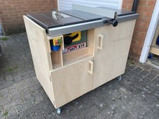 Kity 419 tablesaw with storage