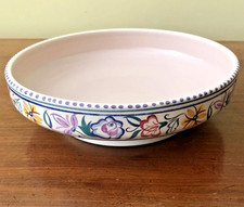 VINTAGE POOLE POTTERY TRADITIONAL CS PATTERN SHALLOW BOWL - 1950s