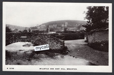 Postcard Braunton nr Barnstaple Devon bridge Millstile and East Hill early RP