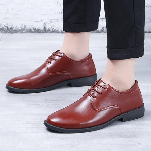 Men leather oxford shoes - oxford,