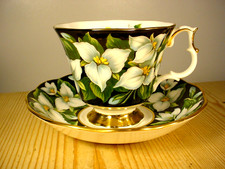Royal Albert Povincial Flowers Cup & Saucer Boxed - Trillium