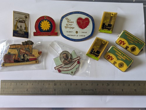 Lions club vintage - lions, pin