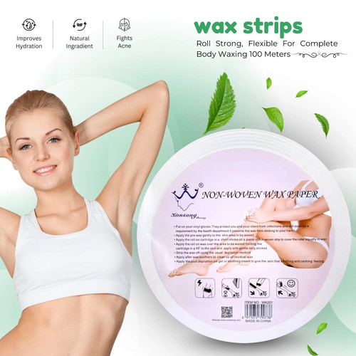100m paper wax strips non - 100m,
