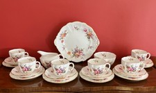 Vintage Royal Crown Derby Posies 21 pc Tea Set in Stunning Condition 1st Quality