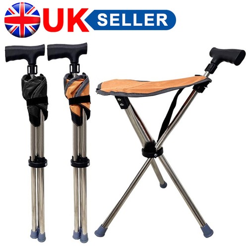 Folding walking stick - folding,