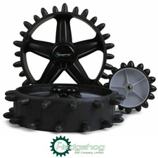 HEDGEHOG MOTOCADDY S1 GOLF TROLLEY WINTER WHEEL SET X 3 / BEAT THE TROLLEY BAN