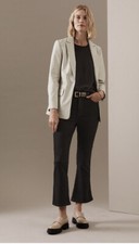 BNWT Marks & Spencer Autograph Real Leather Trousers Xmas Party RRP £299 M&S