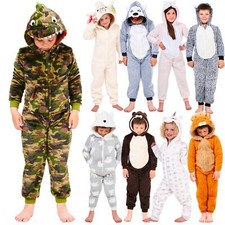 Hooded 1Onesie Pyjamas Novelty Soft Fleece 3D All in One Sleepsuit Nightwear