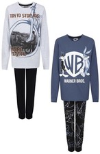 Boys Pyjamas Character Long Sleeve Long Leg PJ Sets Single Set & 2 Pack New