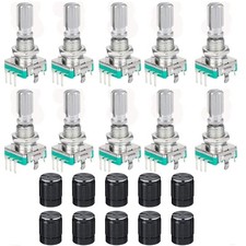 10Pcs EC11 rotary encoder,360