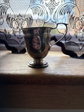 Mid 19c silver christening cup - christening,