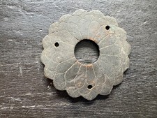 Japanese samurai helmet mount - tehen kanamono