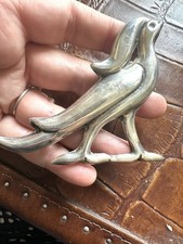 Vintage Signed Coro Sterling Silver Bird Brooch 24g