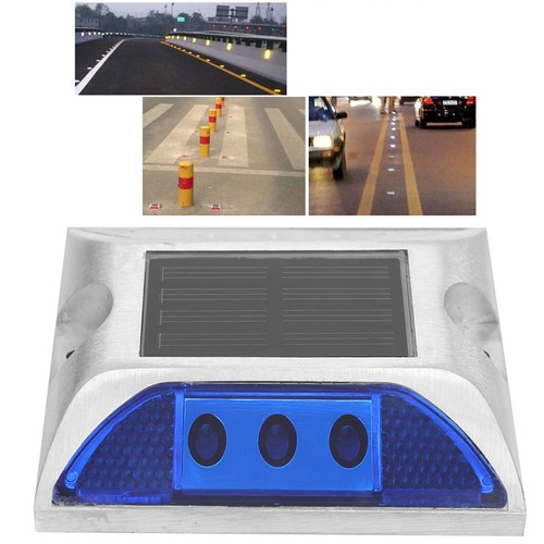 Road stud blue aluminum - stud,