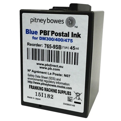 Pitney bowes genuine blue - genuine, ink