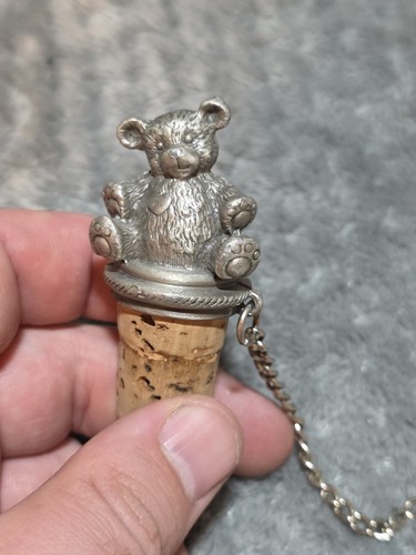 Pewter wine bottle - pewter,