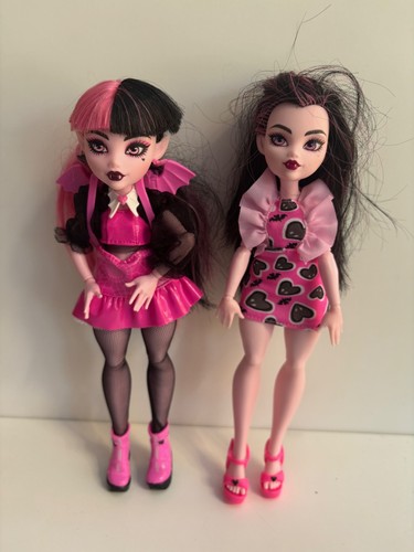 Monster high dolls - dolls, (2x)