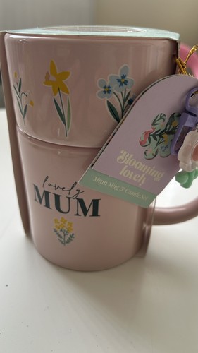 Lovely mum pink mug - mug, ceramic