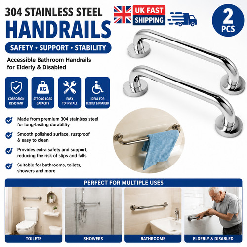 2pcs safety grab bar - safety, bathroom