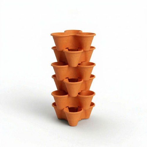 Strawberry planter trio - x,