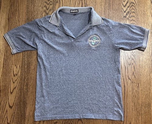 King louie mens gray polo - l,