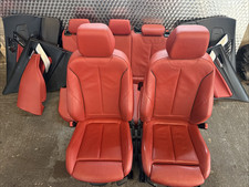 BMW 1 Series F20 M135I M140I Coral Red M Sport Leather Interior Seats Door Cards