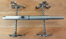 Parker 25 MKI - Flighter F/P - Blue Section and Cap Trim - S/S Cap and Barrel