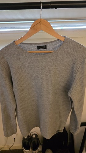 Zara man men grey - men's, crew