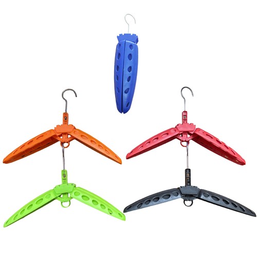 Travel foldable drysuit hanger - foldable,