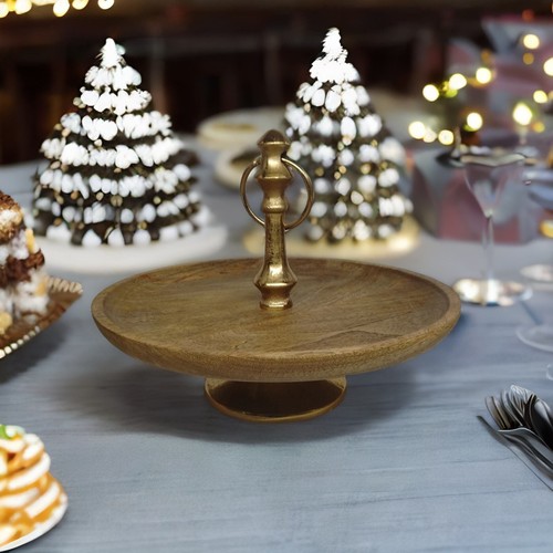 Single tier wooden with - single,