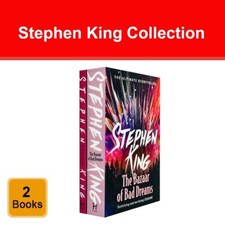 Stephen King 2 Books Collection Set Bazaar of Bad Dreams, Elevation NEW Pack