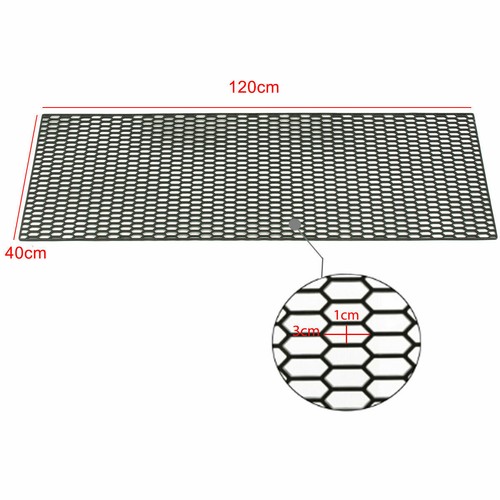 Honeycomb mesh black plastic - black,