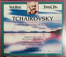 Tchaikovsky Complete Orchestral Music Vol 1 Box Set Audio Music CD