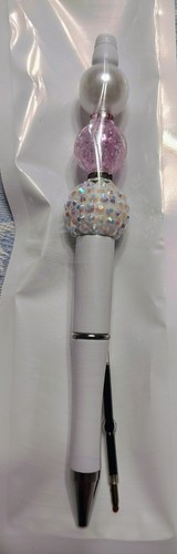 White plastic decorative - white,