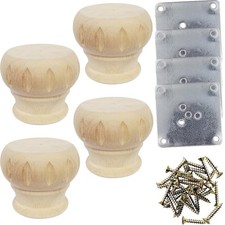 Btibpse Wooden Furniture Legs