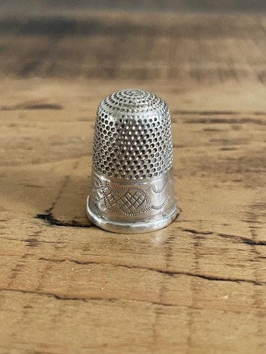 Sterling silver thimble - sterling,